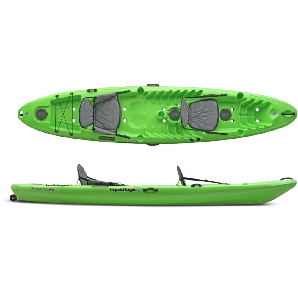 Liquid Logic Deuce Coupe Sit On Top Kayak 2013, Lime, swatch