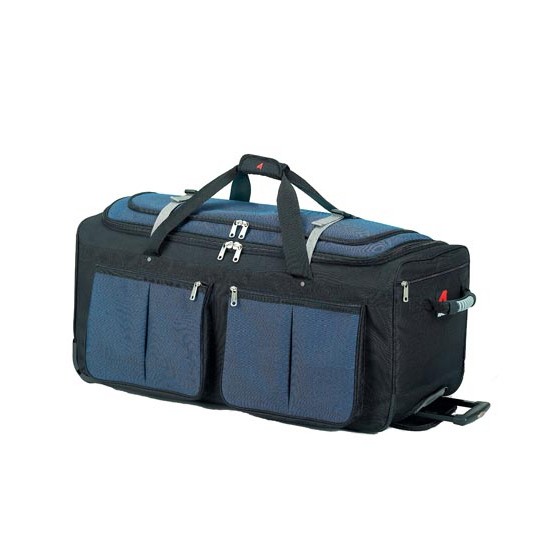 Athalon Sport Bags 15 Pocket 29'' Wheeled Duffel Bag, Blue, medium