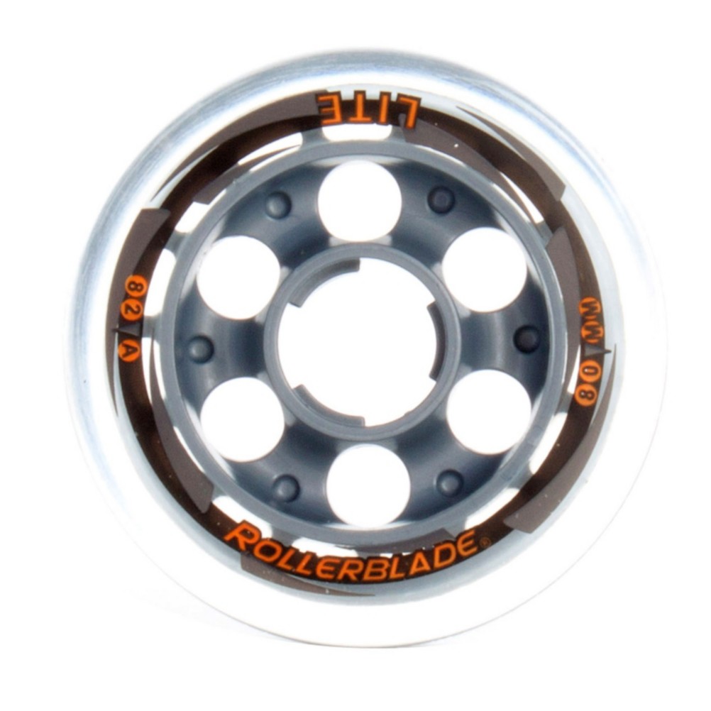 Rollerblade Replay 80mm 82A Inline Skate Wheels - 8 Pack 2013, 80mm, medium