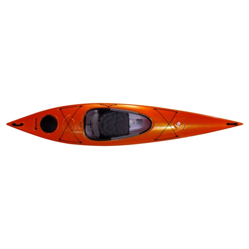 Hurricane Santee 126 Light Touring Kayak Recreational Kayak 2013, Mango, medium