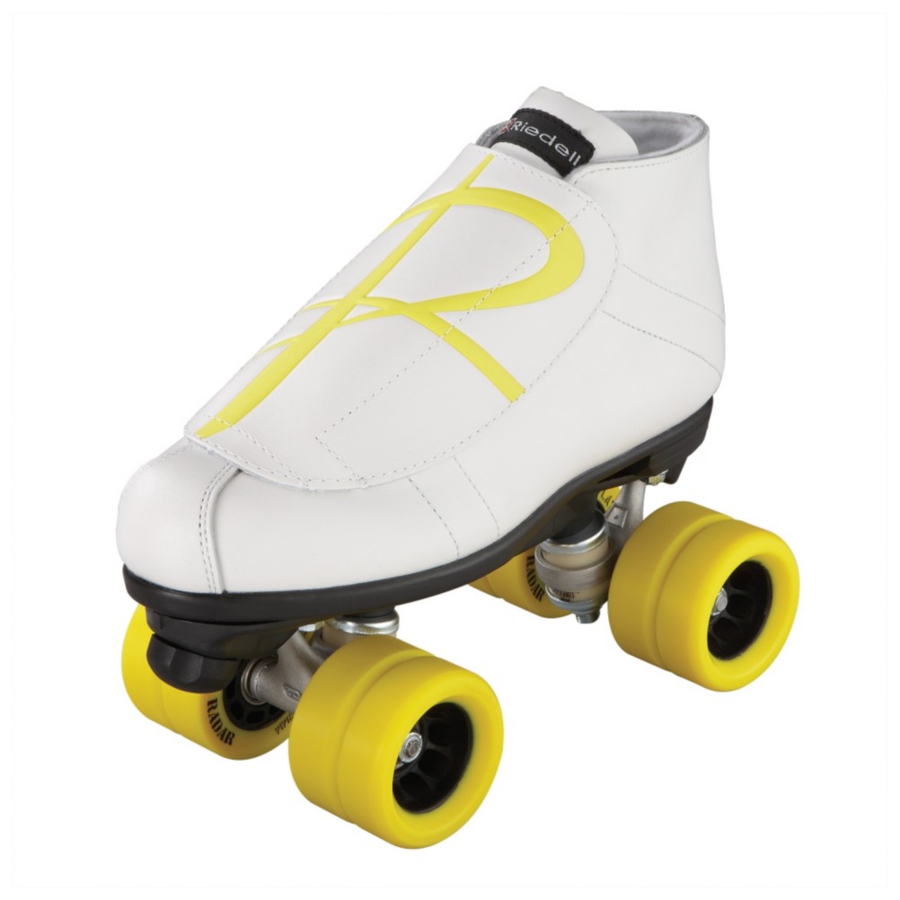 Riedell 796 Hybrid Jam Roller Skates, Wheels:Yellow - Overlay: Yellow, swatch