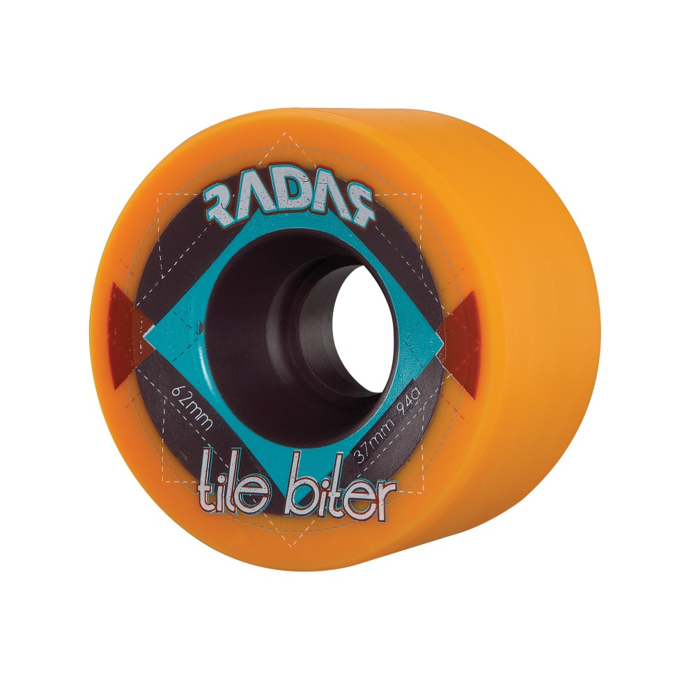Radar Tile Biter Roller Skate Wheels - 4 Pack 2012