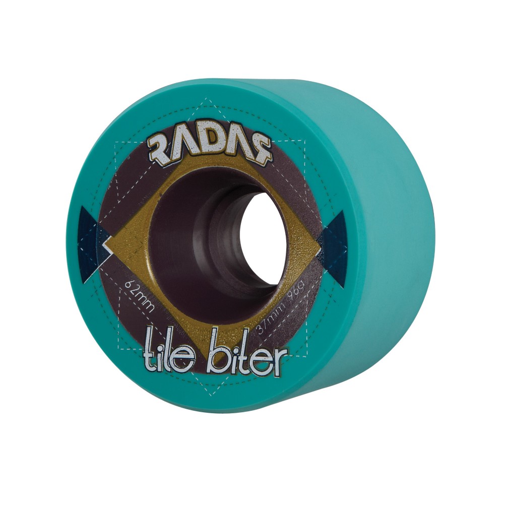 Radar Tile Biter Roller Skate Wheels - 4 Pack 2012