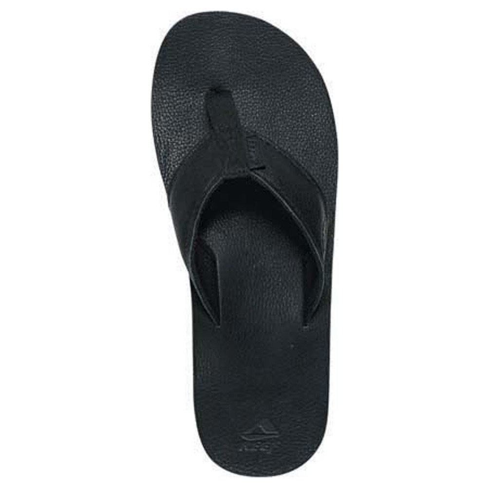 Reef Leather Smoothy Mens Flip Flops, Murdered, swatch