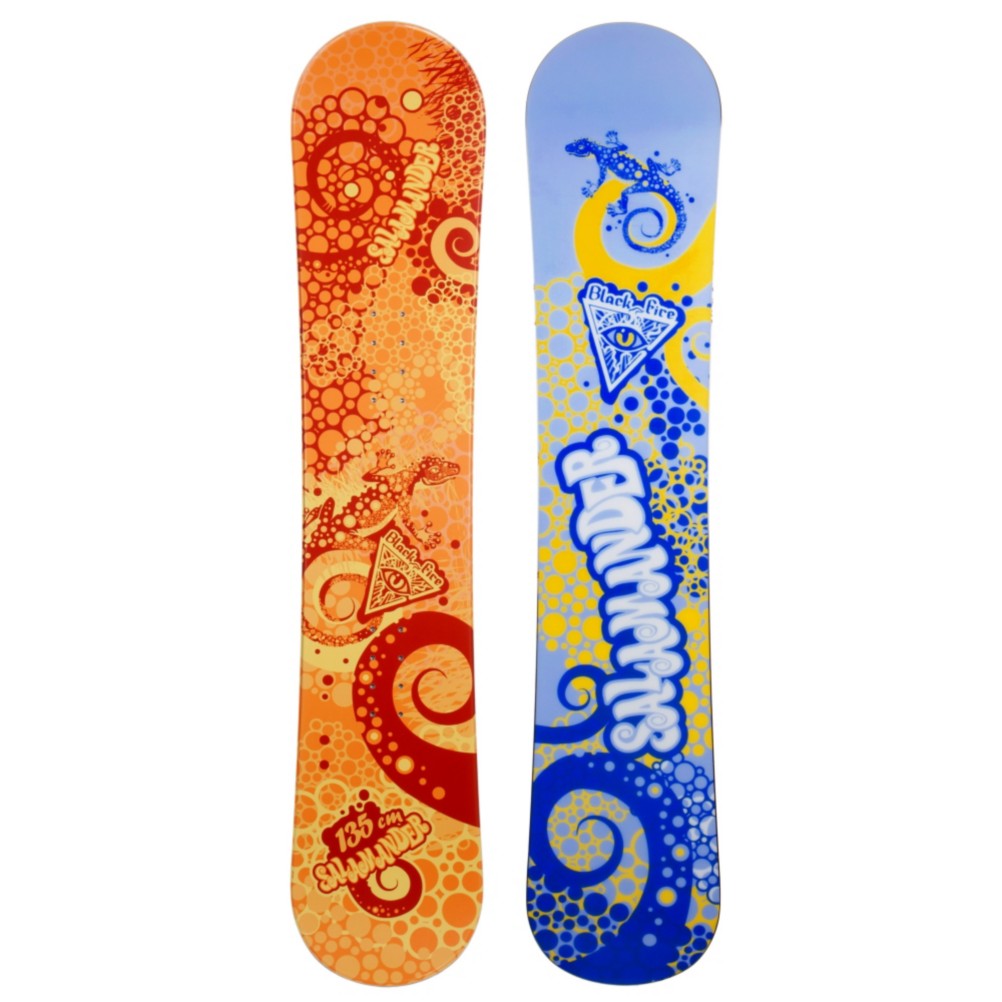 Black Fire Salamander Boys Snowboard