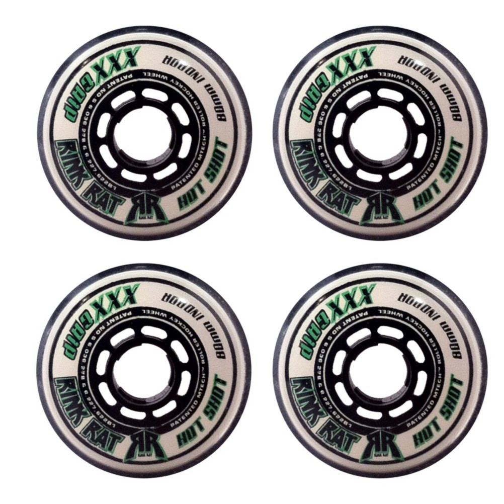 Rink Rat Hot Shot XXX Inline Hockey Skate Wheels - 4 Pack 2012