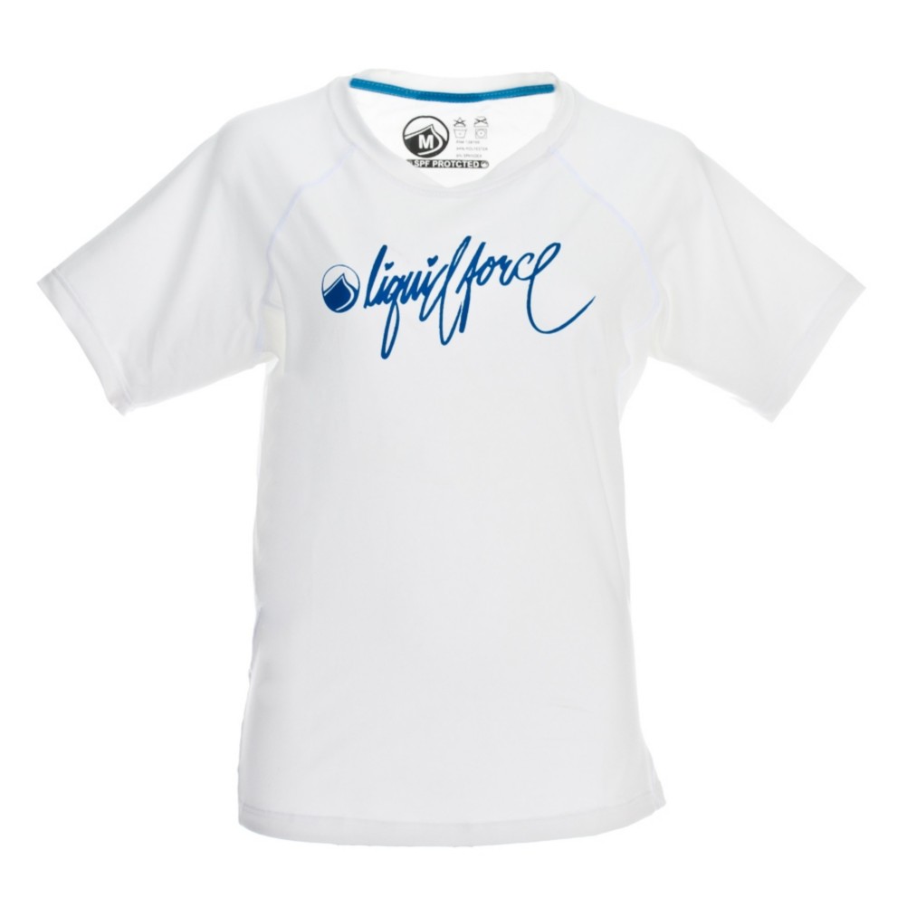 Liquid Force Soft Ride Rash Guard, White, swatch