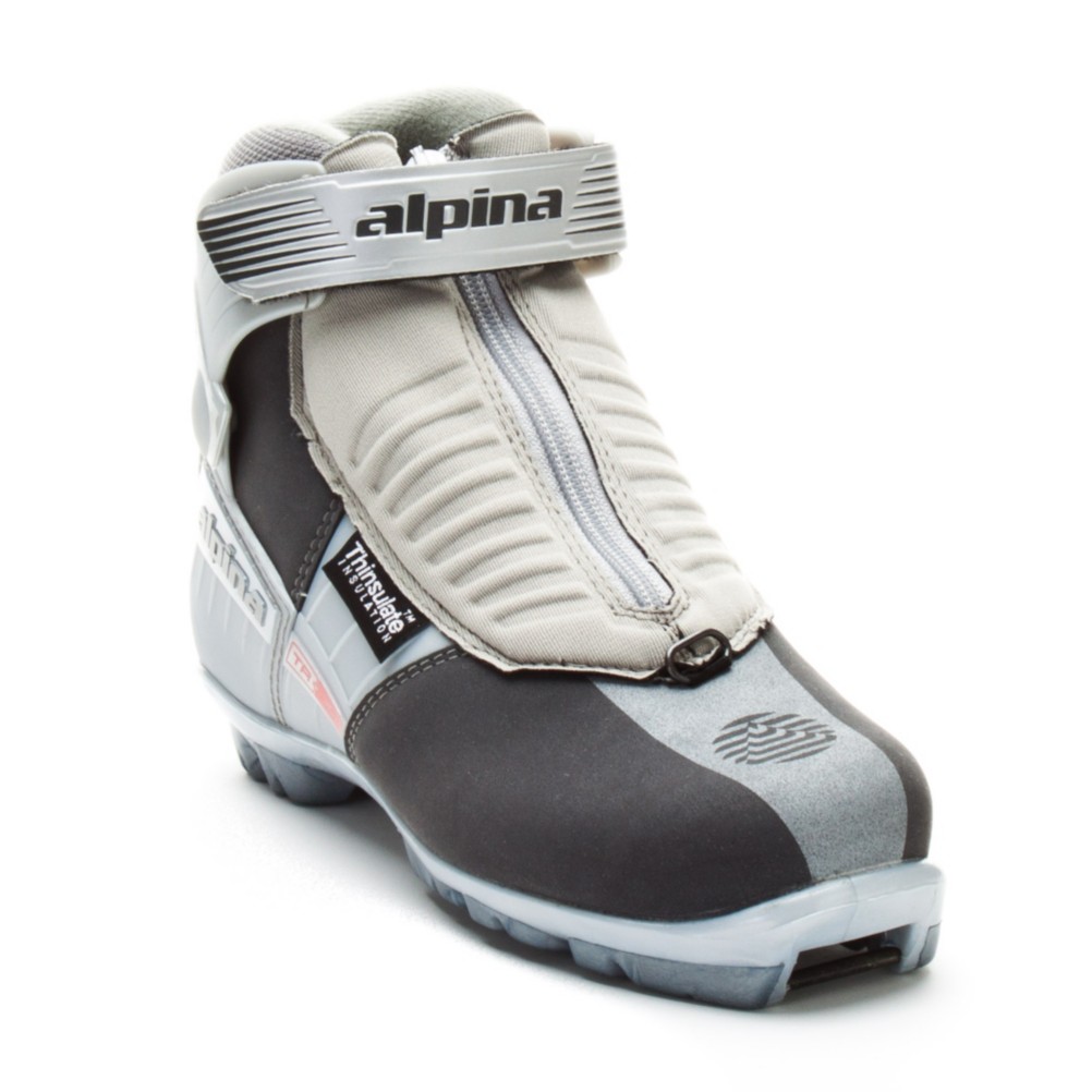 Alpina TR 40 L Womens NNN Cross Country Ski Boots, Charcoal, swatch