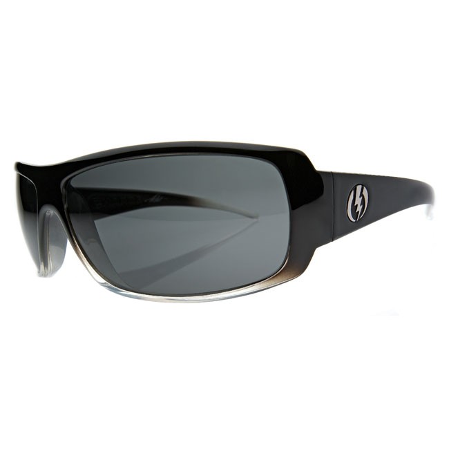 Electric Charge Sunglasses, Black Clear Fade, medium