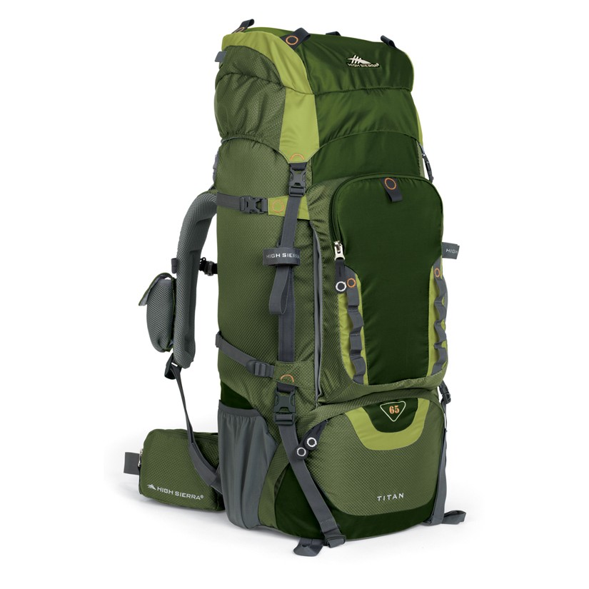 High Sierra Titan 65 Backpack 2013, Amazon Pine Leaf, medium