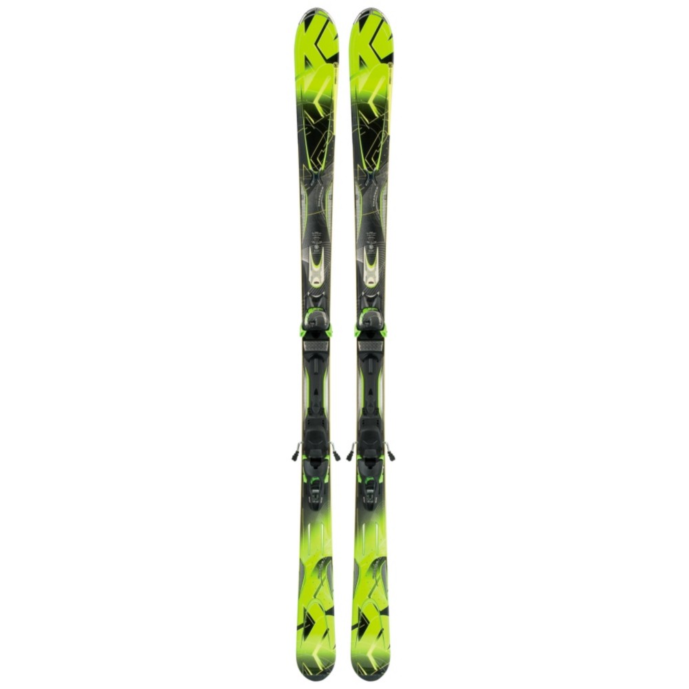 K2 A.M.P Charger Skis with Marker/K2 MX 14.0 Bindings 2012