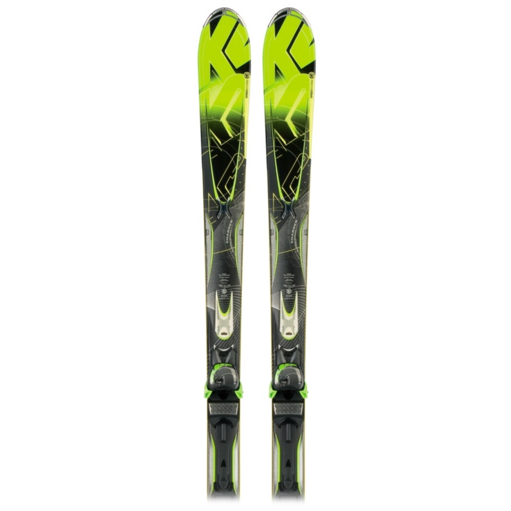 K2 A.M.P Charger Skis with Marker/K2 MX 14.0 Bindings 2012