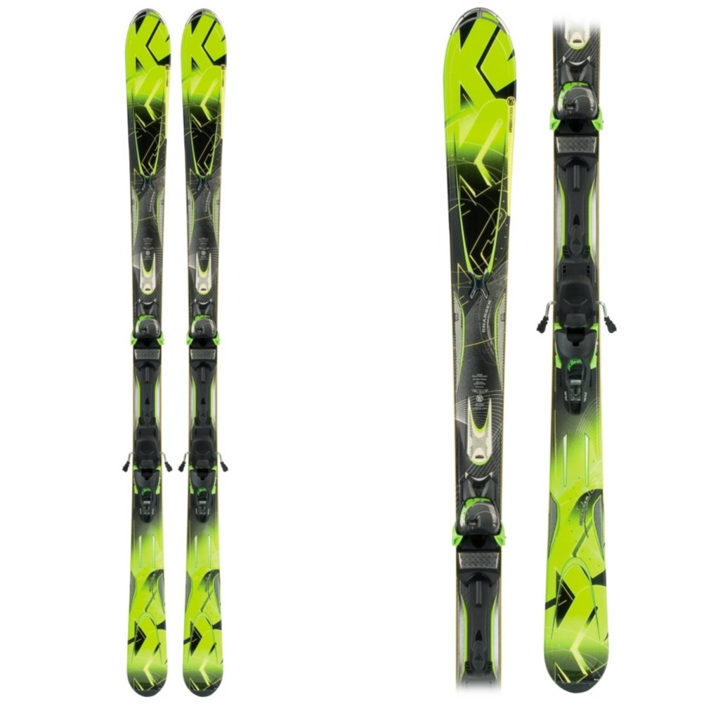 K2 A.M.P Charger Skis with Marker/K2 MX 14.0 Bindings
