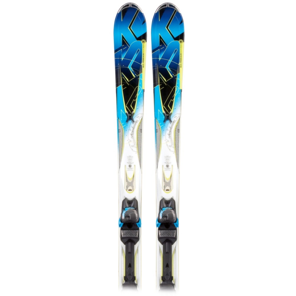 K2 A.M.P. Aftershock Skis with Marker/K2 MX 14.0 Bindings 2012