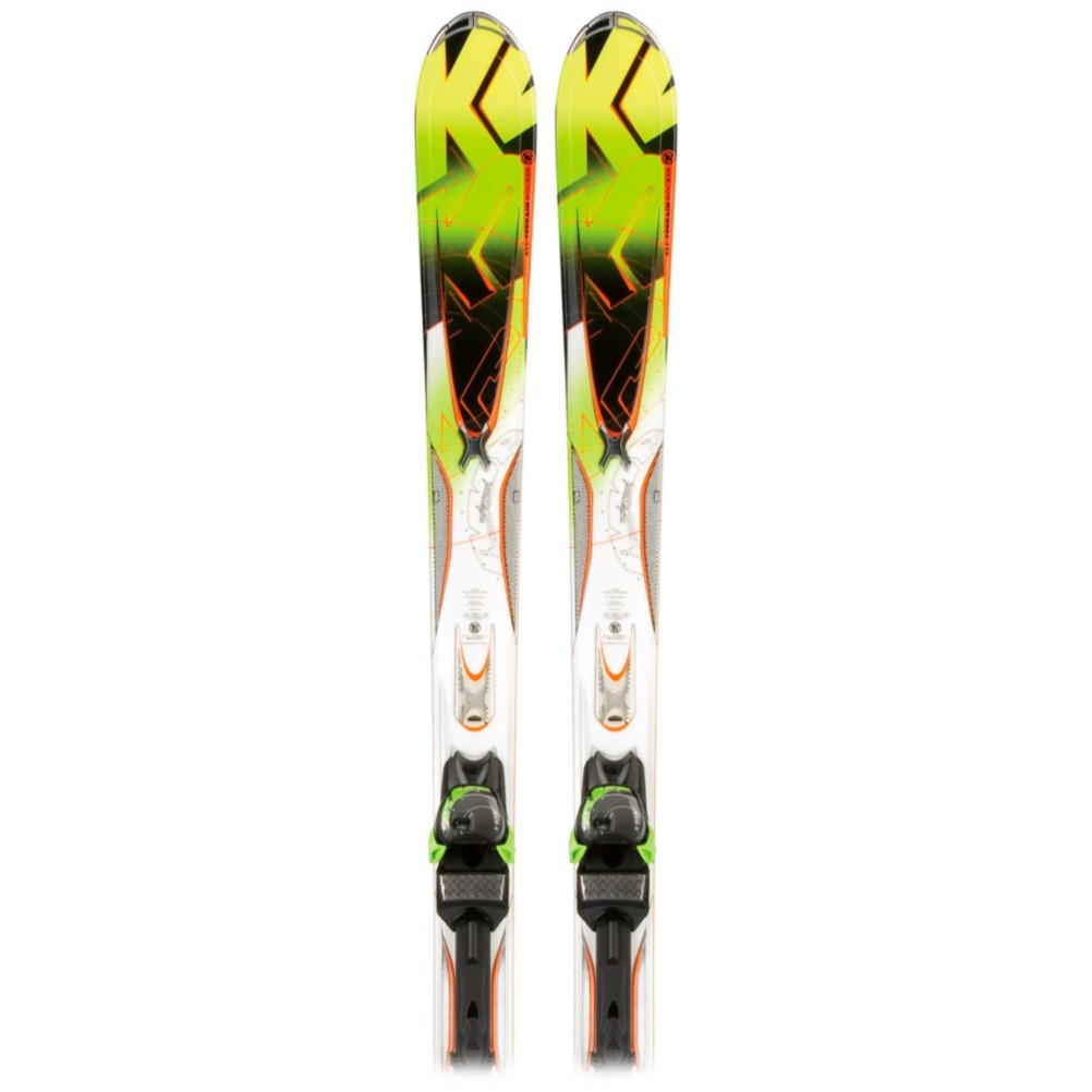 K2 A.M.P. Rictor Skis with Marker/K2 MX 12.0 Bindings 2012