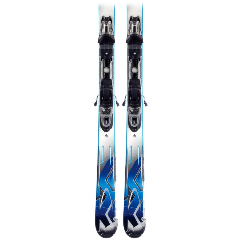 K2 A.M.P. Stinger Skis with Marker/K2 M2 10.0 Bindings 2012