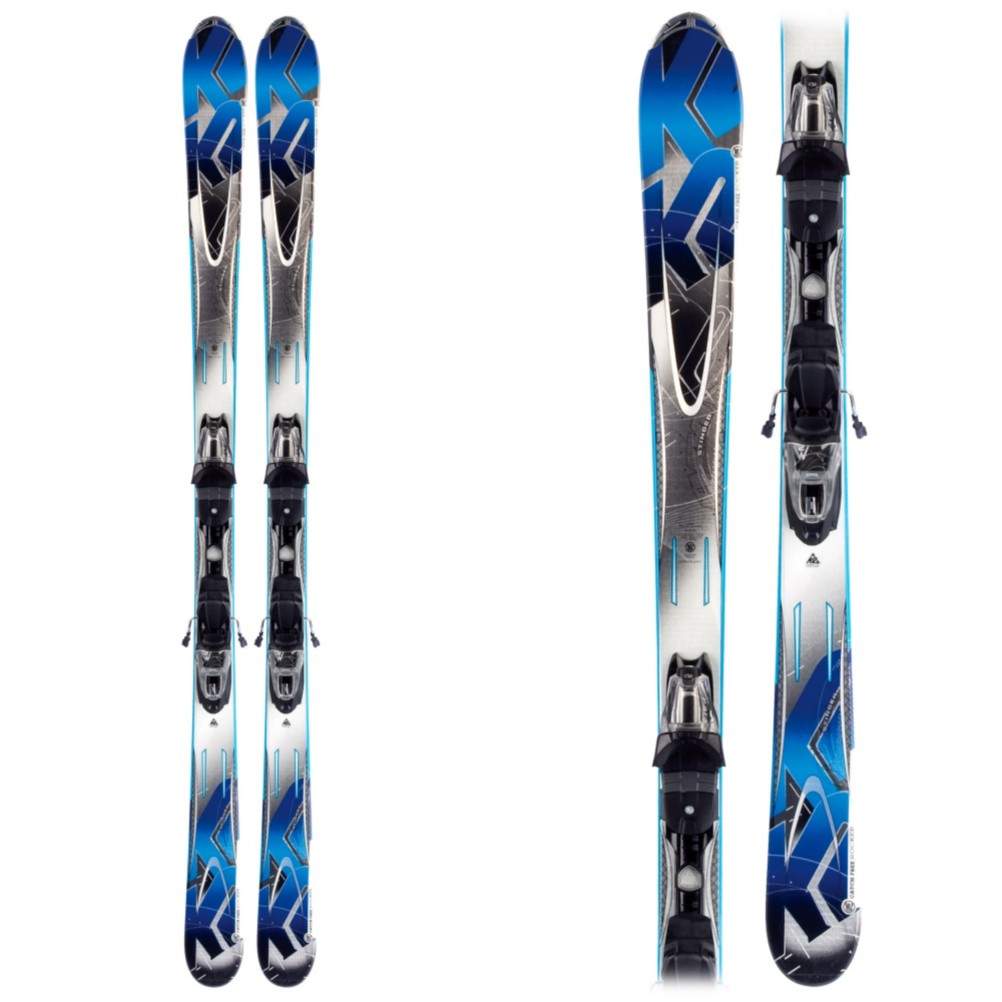 K2 A.M.P. Stinger Skis with Marker/K2 M2 10.0 Bindings