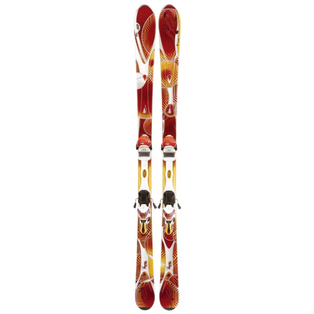 K2 SuperBurnin Womens Skis with Marker/K2 ERS 11.0 TC Bindings 2012