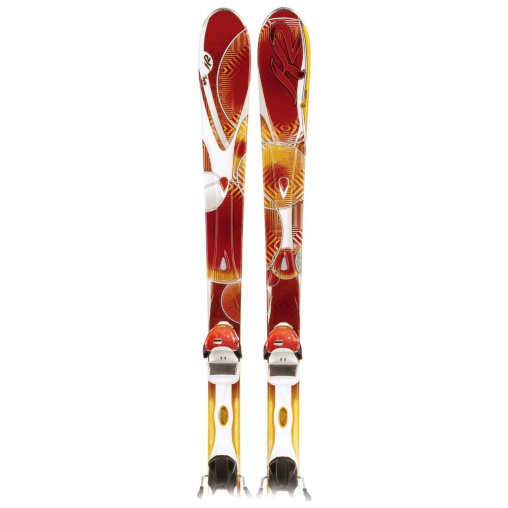 K2 SuperBurnin Womens Skis with Marker/K2 ERS 11.0 TC Bindings 2012