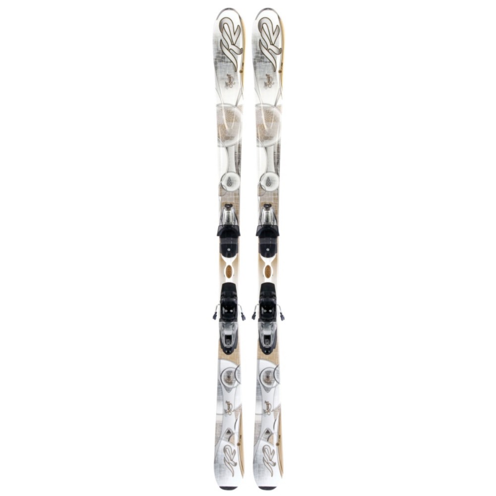 K2 SuperSmooth Womens Skis with K2/Marker ERP 10.0 Bindings 2012