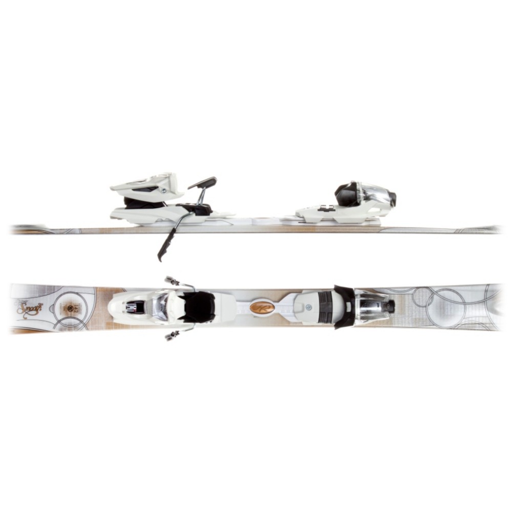 K2 SuperSmooth Womens Skis with K2/Marker ERP 10.0 Bindings 2012