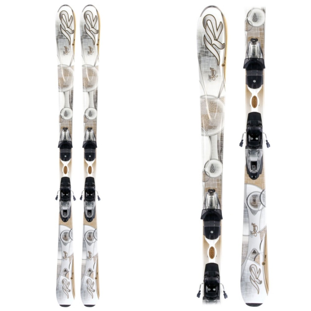 K2 SuperSmooth Womens Skis with K2/Marker ERP 10.0 Bindings