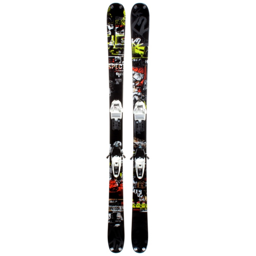 K2 Recoil Schizo Skis with Marker Squire Schizo Bindings 2012
