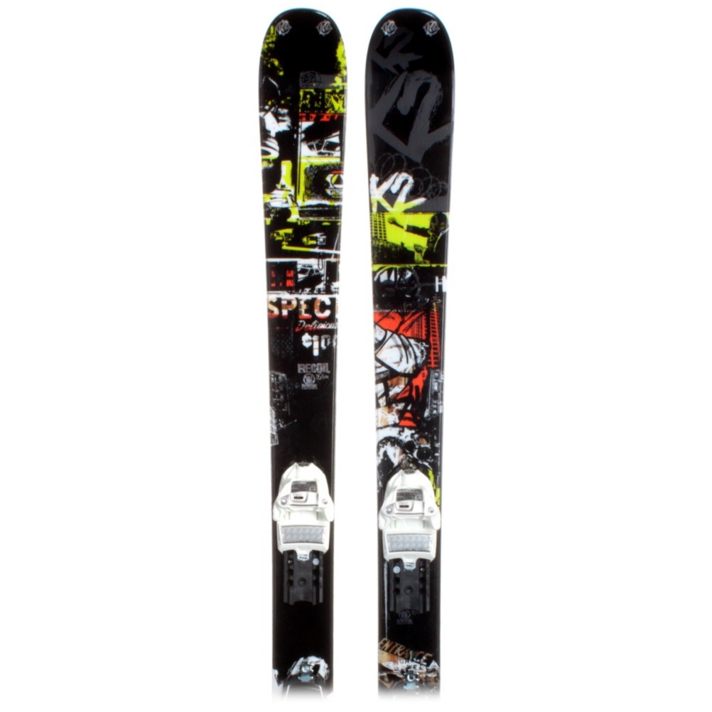 K2 Recoil Schizo Skis with Marker Squire Schizo Bindings 2012