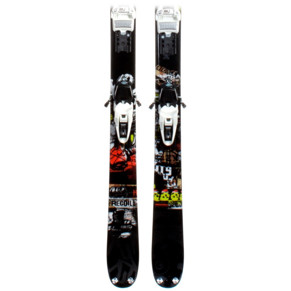 K2 Recoil Schizo Skis with Marker Squire Schizo Bindings 2012