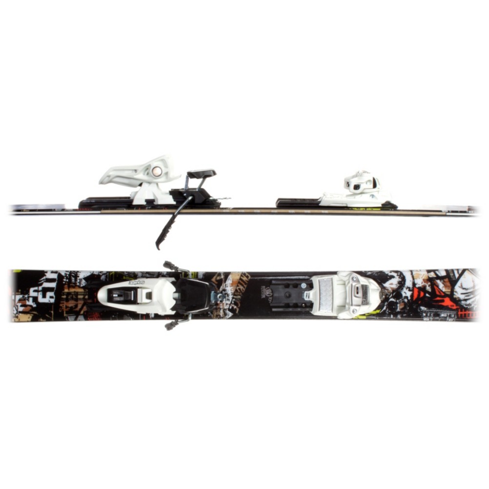 K2 Recoil Schizo Skis with Marker Squire Schizo Bindings 2012