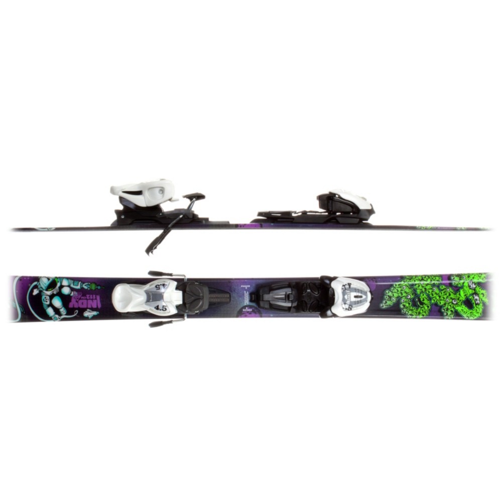 K2 Indy Fastrak 4.5 Kids Skis with Marker Fastrak 4.5 Bindings 2012