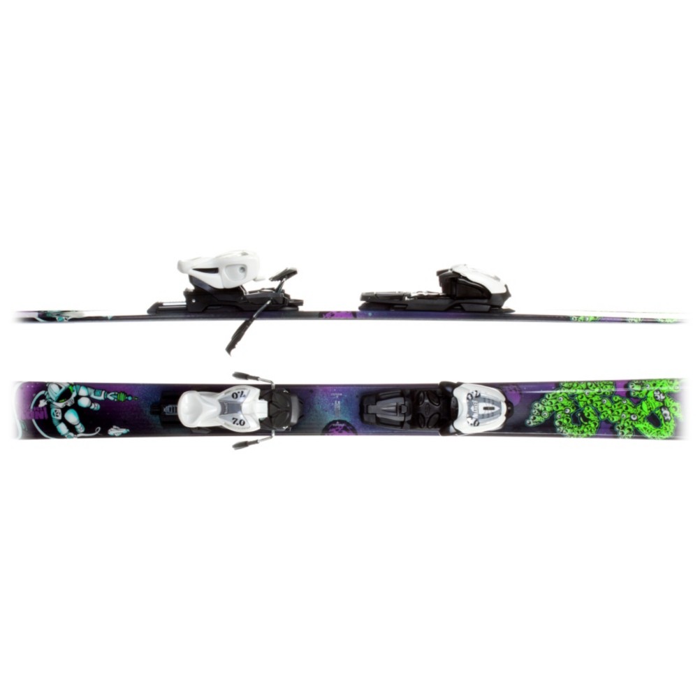 K2 Indy Fastrack 7.0 Kids Skis with Marker Fastrak 2 7.0 Bindings 2012