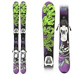 K2 Indy Fastrack 7.0 Kids Skis with Marker Fastrak 2 7.0 Bindings