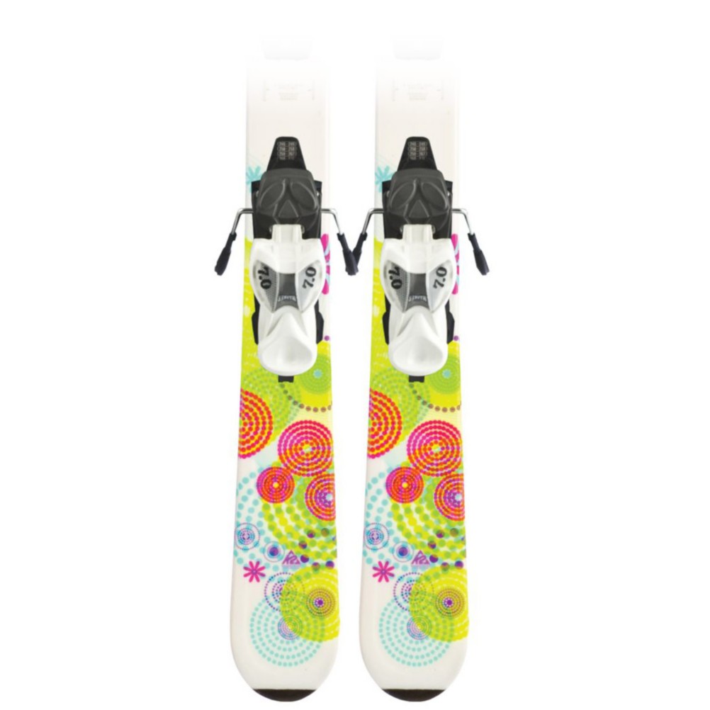 K2 Luv Bug Fastrak 7.0 Kids Skis with Marker Fastrak 7.0 Bindings 2012