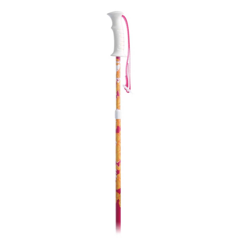 K2 Sprout Adjustable Kids Ski Poles, Pink-Orange, medium