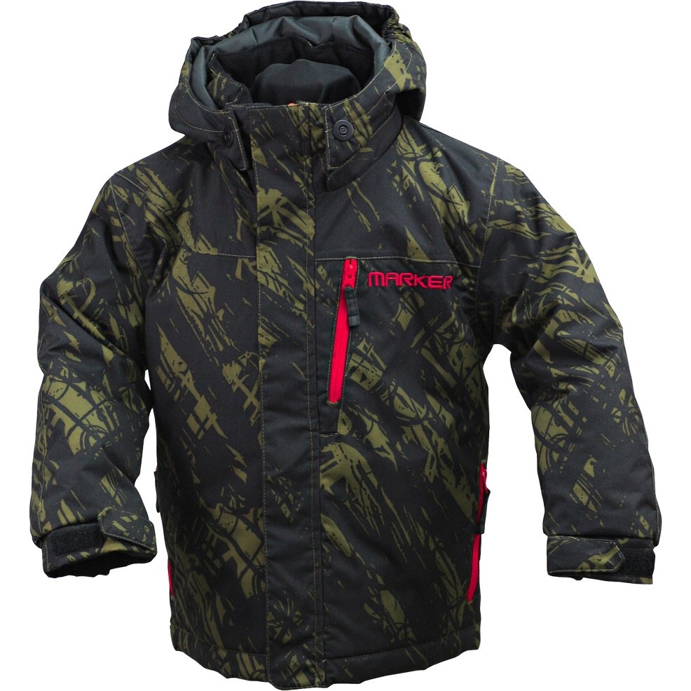 Marker Prince Toddler Ski Jacket, Military, swatch