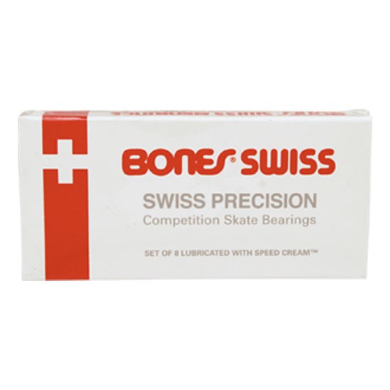 ESS Bones Swiss Skateboard Bearings - BONES, , medium