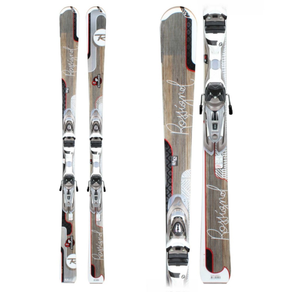 Rossignol Attraxion 6 Echo Womens Skis with Rossignol WPTI2 Saphire 110 Bindings