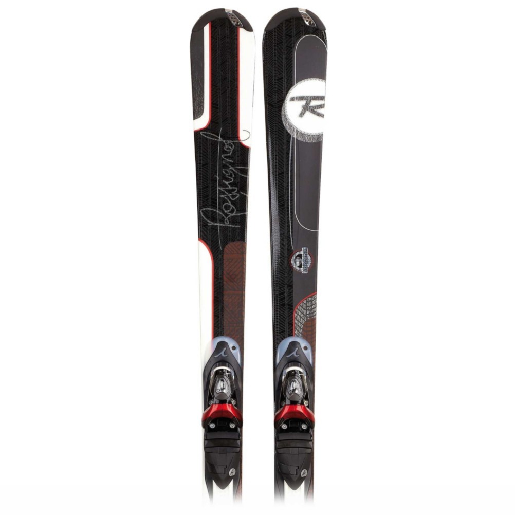 Rossignol Attraxion 3S Womens Skis with Rossignol WTPI2 Saphir 110 Bindings 2012