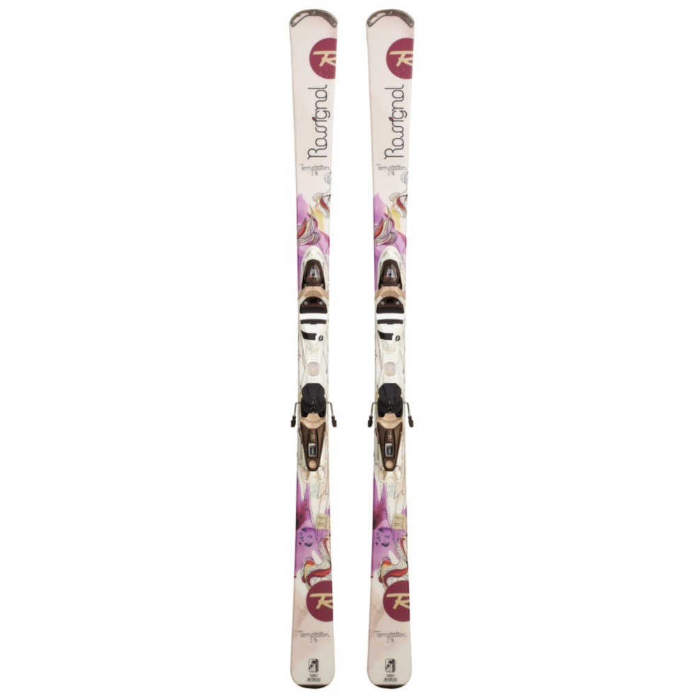 Rossignol Temptation 76 Womens Skis with Rossignol WTPI2 Saphir 110L Bindings 2012