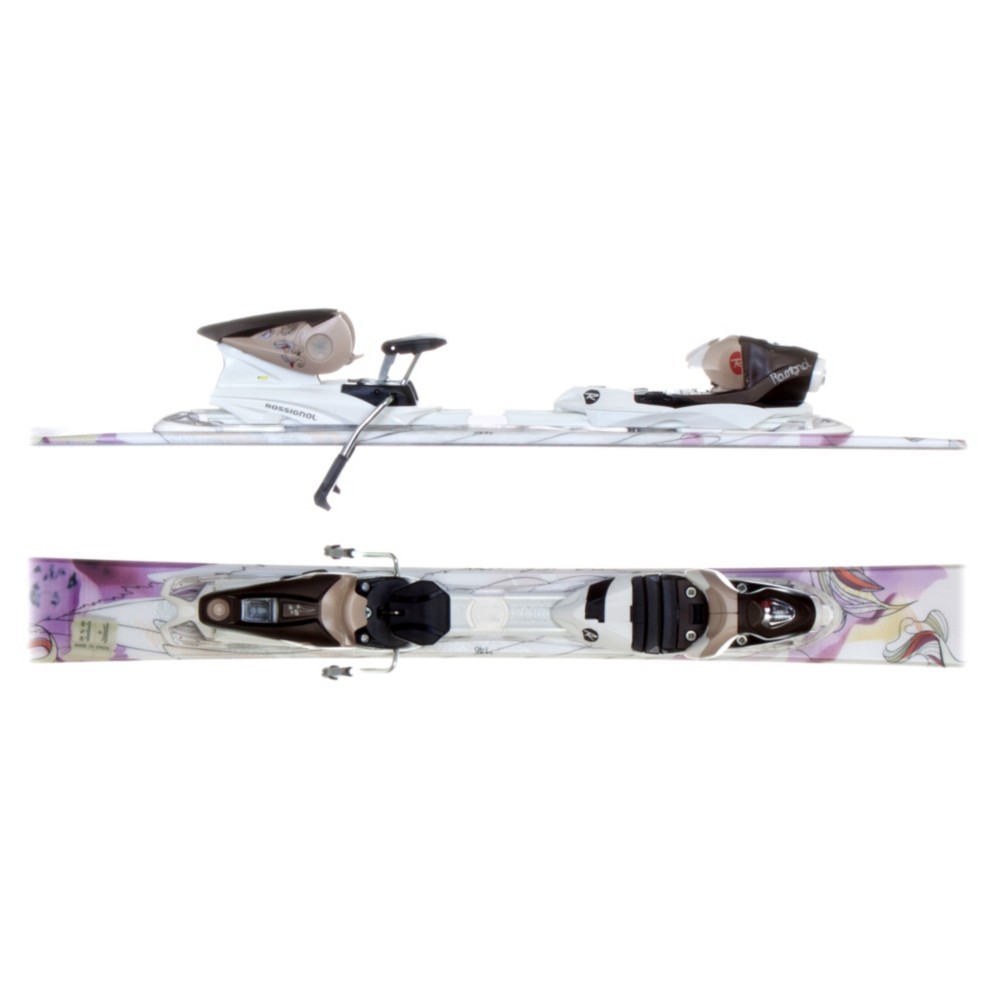 Rossignol Temptation 76 Womens Skis with Rossignol WTPI2 Saphir 110L Bindings 2012