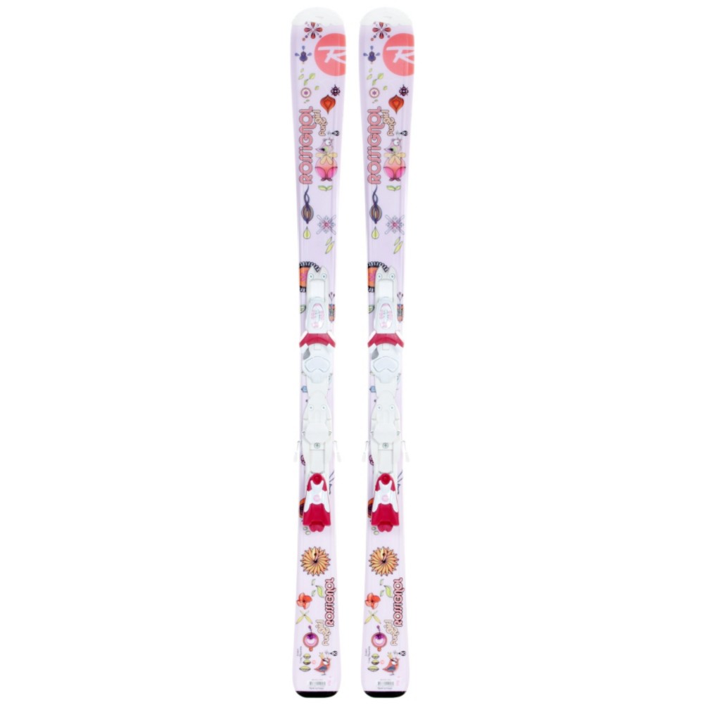 Rossignol Fun Girl X 45 Kids Skis with Saphire J 45 Bindings 2012