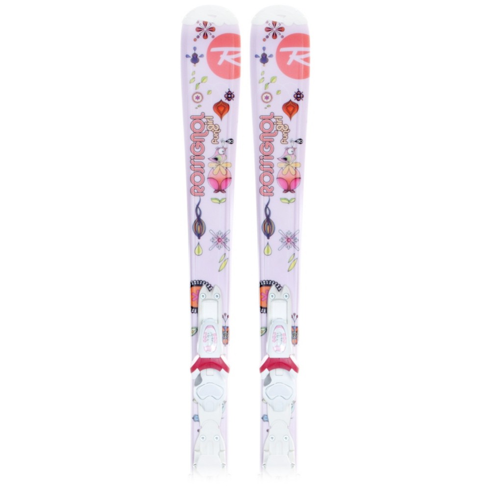 Rossignol Fun Girl X 45 Kids Skis with Saphire J 45 Bindings 2012