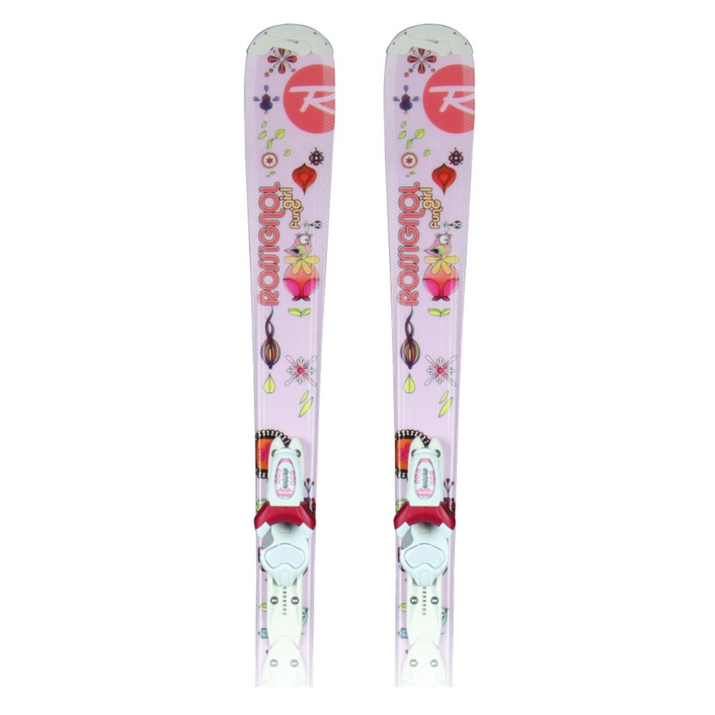 Rossignol Fun Girl Zip 70 Kids Skis with Saphire 70 Jr Bindings 2012