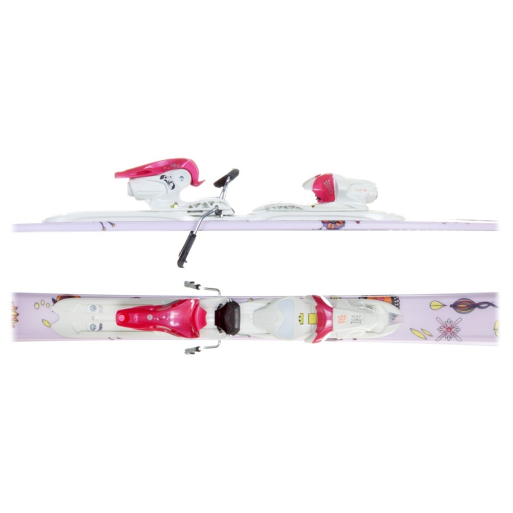 Rossignol Fun Girl Zip 70 Kids Skis with Saphire 70 Jr Bindings 2012
