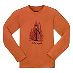 Life Is Good Ski Jake Long Sleeve Kids T-Shirt