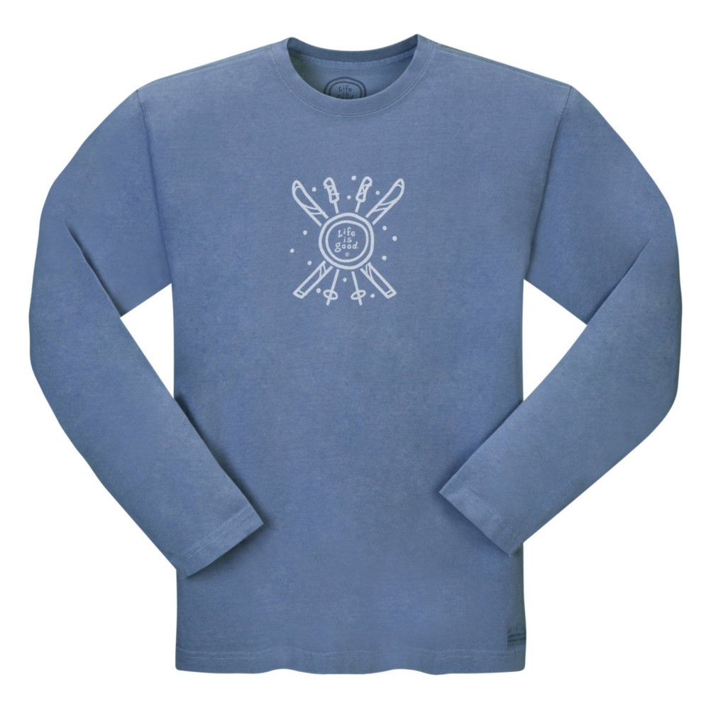Life Is Good Ski Coin Crusher Long Sleeve T-Shirt