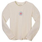Life Is Good Let It Snow Long Sleeve Womens T-Shirt