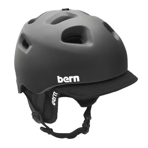 Bern G2 Audio Helmet, Matte Black, medium