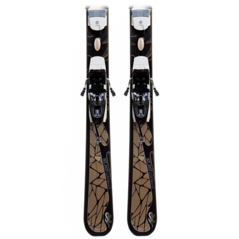 K2 Secret Luv Womens Skis with ERP 10.0 Bindings 2011
